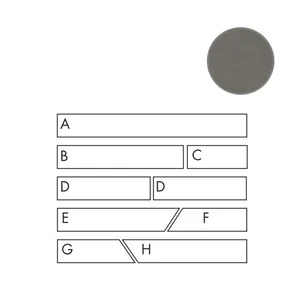 Декоративный элемент ABK Lab325 Base Taupe Slim Pack PF60002887 30x60 матовый