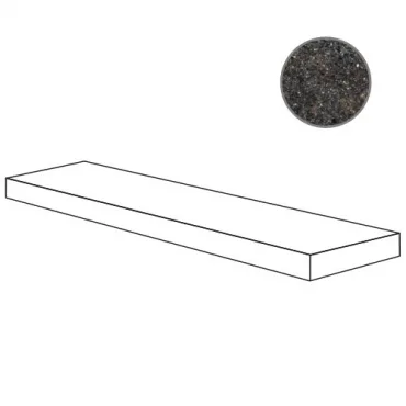 Ступень ABK Native Angolare Top Dx Ebony Lap PF60004132 32x120 лаппатированная