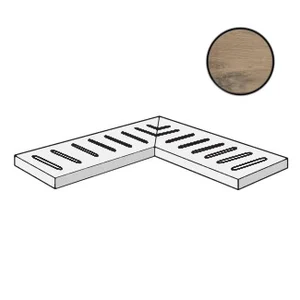 Спецэлемент ABK Out.20 Ang. Griglia Dx Dolphin Clay DPR57104 15x60 матовый