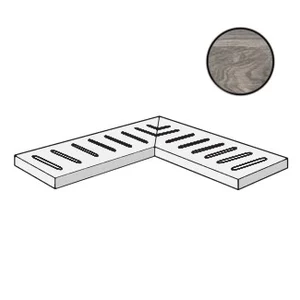 Спецэлемент ABK Out.20 Ang. Griglia Dx Dolphin Grey DPR57254 15x60 матовый