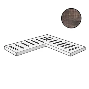 Спецэлемент ABK Out.20 Ang. Griglia Dx Dolphin Oak DPR57154 15x60 матовый