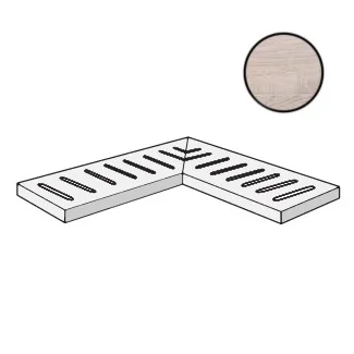 Спецэлемент ABK Out.20 Ang. Griglia Dx Soleras Naturale S1R57204 15x60 матовый