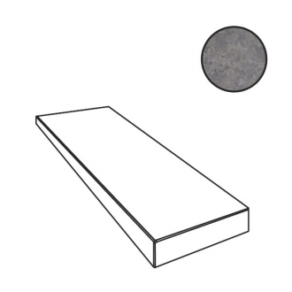 Pietra Viva Gradone Angolare Dx Antracite Nat PF60012284