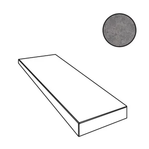 Ступень ABK Pietra Viva Gradone Angolare Dx Antracite Nat PF60012284 32x120 матовая