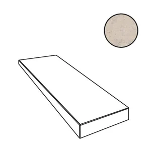 Ступень ABK Pietra Viva Gradone Angolare Dx Ivory Nat PF60012285 32x120 матовая