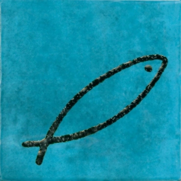 Декоративный элемент ABK Poetry Colors Decor Swim Turquoise PF60011953 10x10 глянцевый