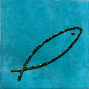 Декоративный элемент ABK Poetry Colors Decor Swim Turquoise PF60011953 10x10 глянцевый