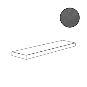 Ступень ABK Poetry Stone Angolare Sx Piase Smoke Nat PF60010559 32x120 матовая