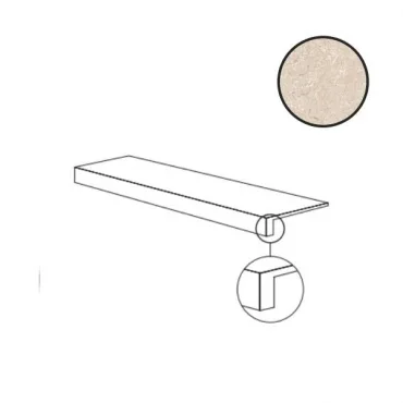 Ступень ABK Poetry Stone Gradone Top Trani Beige Nat PF60010554 32x120 матовая