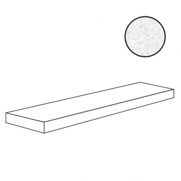 Ступень ABK Sensi 900 Angolare Sx Venezia Nuvola Ant 3D Ret PF60012426 32x120 рельефная