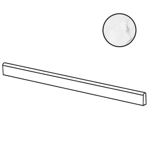 Бордюр ABK Sensi 900 Batt Carrara Nat Ret PF60012515 5,5x120 натуральный