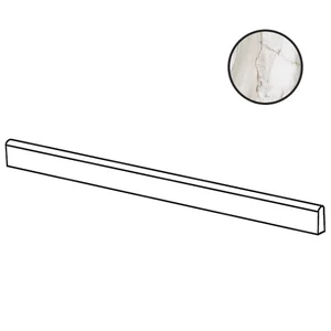 Бордюр ABK Sensi 900 Batt Oyster White Nat Ret PF60012514 5,5x120 натуральный
