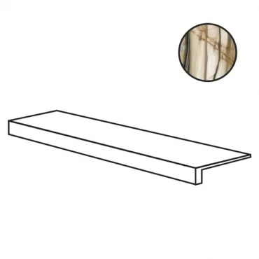 Ступень ABK Sensi 900 Gradone Oyster Gold Lux Ret PF60012510 32x120 полированная