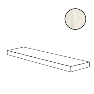Ступень ABK Sensi Roma Gradone Angolare Top Sx Ivory Lappato PF60012735 32x120 лаппатированная