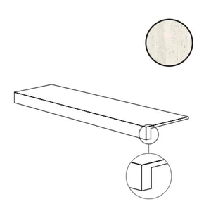 Ступень ABK Sensi Roma Gradone Top Ivory Lappato PF60012732 32x120 лаппатированная