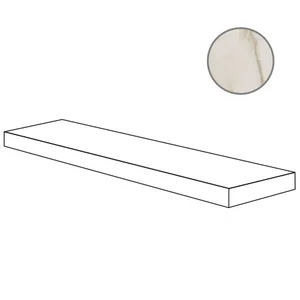 Ступень ABK Sensi Signoria Ang.Top Dx Calacatta Vena Oro Lux PF60009142 32x120 полированная