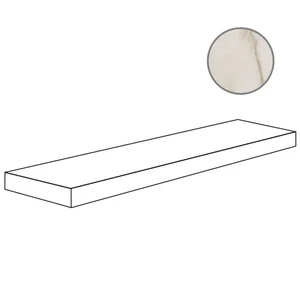 Ступень ABK Sensi Signoria Ang.Top Sx Calacatta Vena Oro Nat PF60009179 32x120 матовая