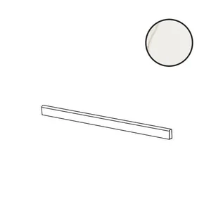 Бордюр ABK Sensi Signoria Battiscopa Calacatta Michelangelo Lux PF60010366 5,5x120 полированный