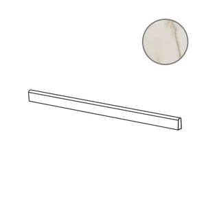 Бордюр ABK Sensi Signoria Battiscopa Calacatta Vena Oro Nat PF60009173 5,5x120 матовый