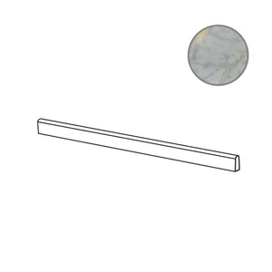 Бордюр ABK Sensi Signoria Battiscopa Grigio Siena Lux PF60009125 5,5x120 полированный