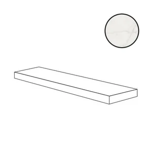 Ступень ABK Sensi Signoria Gradone Angolare Sx Statuario Light Lux PF60010371 32x120 натуральная