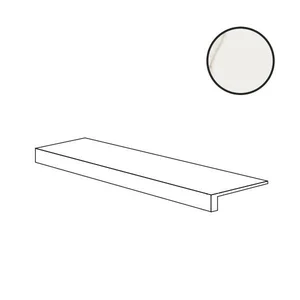 Ступень ABK Sensi Signoria Gradone Statuario Calacatta Michelangelo Lux PF60010368 32x120 полированная