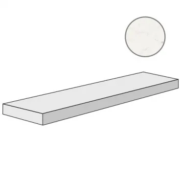 Ступень ABK Sensi Up Ang. Top Sx Statuario Versilia Ret 0005750 32x120 натуральная