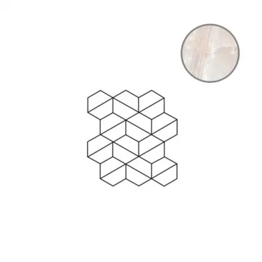 Мозаика ABK Sensi Up Mos. Enigma Onice Beige PF60000908 30x34 натуральная
