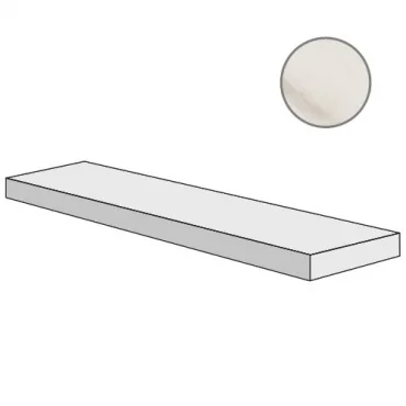 Ступень ABK Sensi Ang.Top Dx Calacatta Select Sable 1SR34553 32x120 натуральная