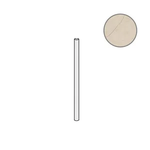 Бордюр ABK Sensi Raccordo Sahara Cream Lux 1SL11103 1,2x30 глянцевый