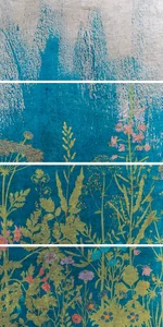 Панно ABK W&S Cp4 Botanical Blue B PF60001857 120x240 матовое