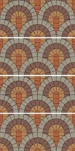 Панно ABK W&S Cp4 Pave Brown PF60005566 120x240 матовое