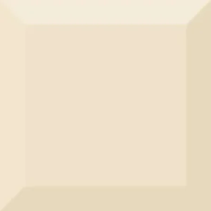 Плитка Absolut Keramika Monocolor Biselado Brillo Crema 10x10 глянцевая