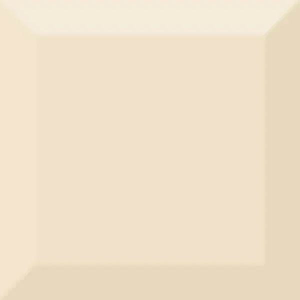 Плитка Absolut Keramika Monocolor Biselado Brillo Crema 10x10 глянцевая