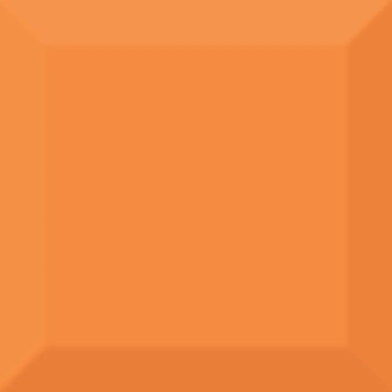 Плитка Absolut Keramika Monocolor Naranja Biselado Brillo 10x10 глянцевая