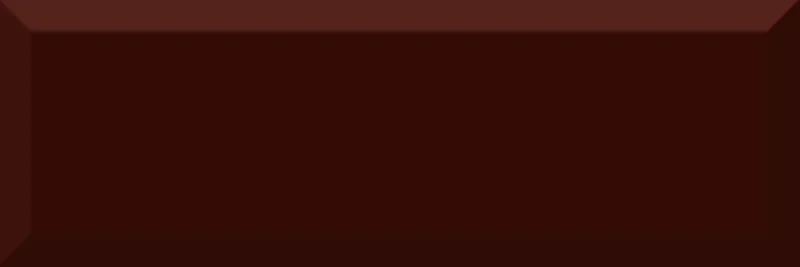 Плитка Absolut Keramika Monocolor Biselado Brillo Marron 10x30 глянцевая
