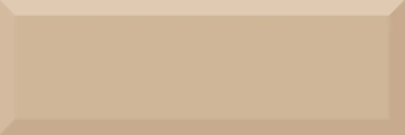 Плитка Absolut Keramika Monocolor Beige Biselado Brillo 10x30 глянцевая