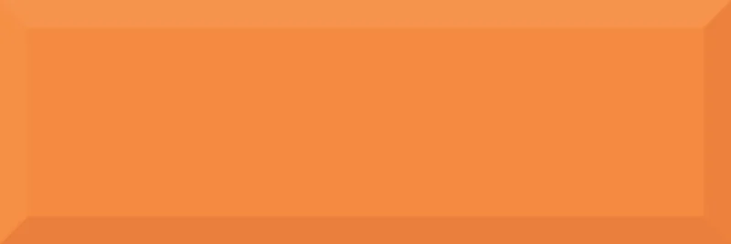 Плитка Absolut Keramika Monocolor Naranja Biselado Brillo 10x30 глянцевая