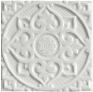Плитка Adex Earth Relieve Mandala Energy Ash Gray ADEH4016 15x15 структурированная