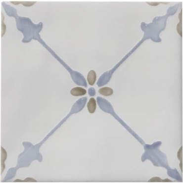 Плитка Adex Levante Decorado Merida Brisa ADLE6002 10x10 глянцевая