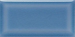 Плитка Adex ADMO2007 Biselado PB C/C Azul Oscuro 7,5x15 глянцевая