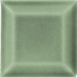 Плитка Adex ADMO2028 Biselado PB C/C Verde Oscuro 7,5x7,5 глянцевая