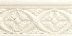 Бордюр Adex ADMO4004 Rilieve Bizantino C/C Marfil 7,5x15 глянцевый