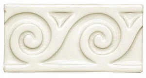 Бордюр Adex ADMO4088 Relieve Mar C/C Marfil 7,5x15 глянцевый