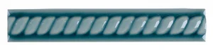 Бордюр Adex ADMO5185 Trenza PB C/C Gris Azulado 2,5x15 глянцевый