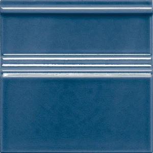Бордюр Adex ADMO5206 Rodapie Clasico C/C Azul Oscuro 15x15 глянцевый