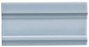 Бордюр Adex ADMO5441 Cornisa Clasica C/C Stellar Blue 7,5x15 глянцевый
