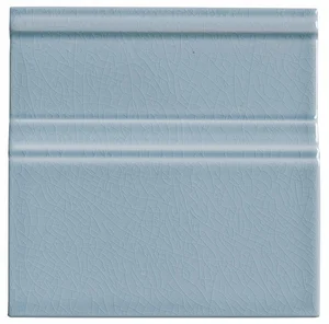 Бордюр Adex ADMO5447 Rodapie Clasico C/C Stellar Blue 15x15 глянцевый