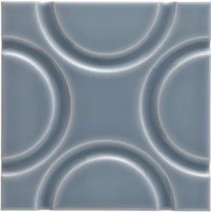 Декоративный элемент Adex ADNE4144 Liso Geo Storm Blue 15x15 глянцевый
