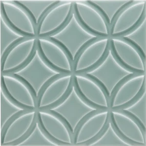 Декоративный элемент Adex ADNE4147 Liso Botanical Sea Green 15x15 глянцевый